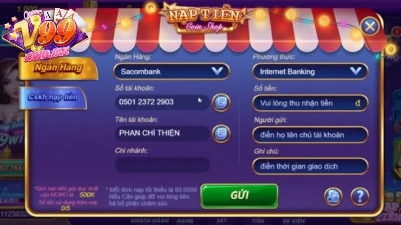Hệ thống bảo mật của V99 tự hào top đầu ngành